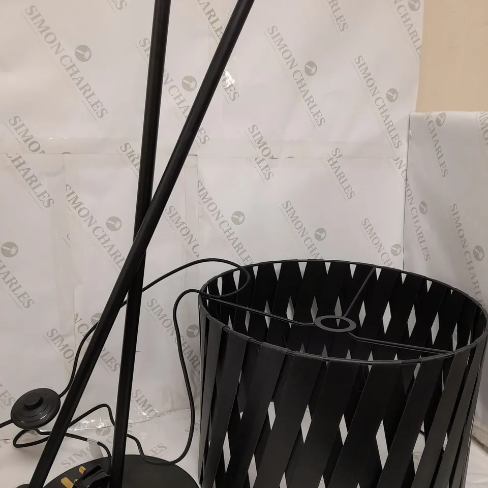 KANO FAUX LEATHER FLOOR LAMP  RRP £90