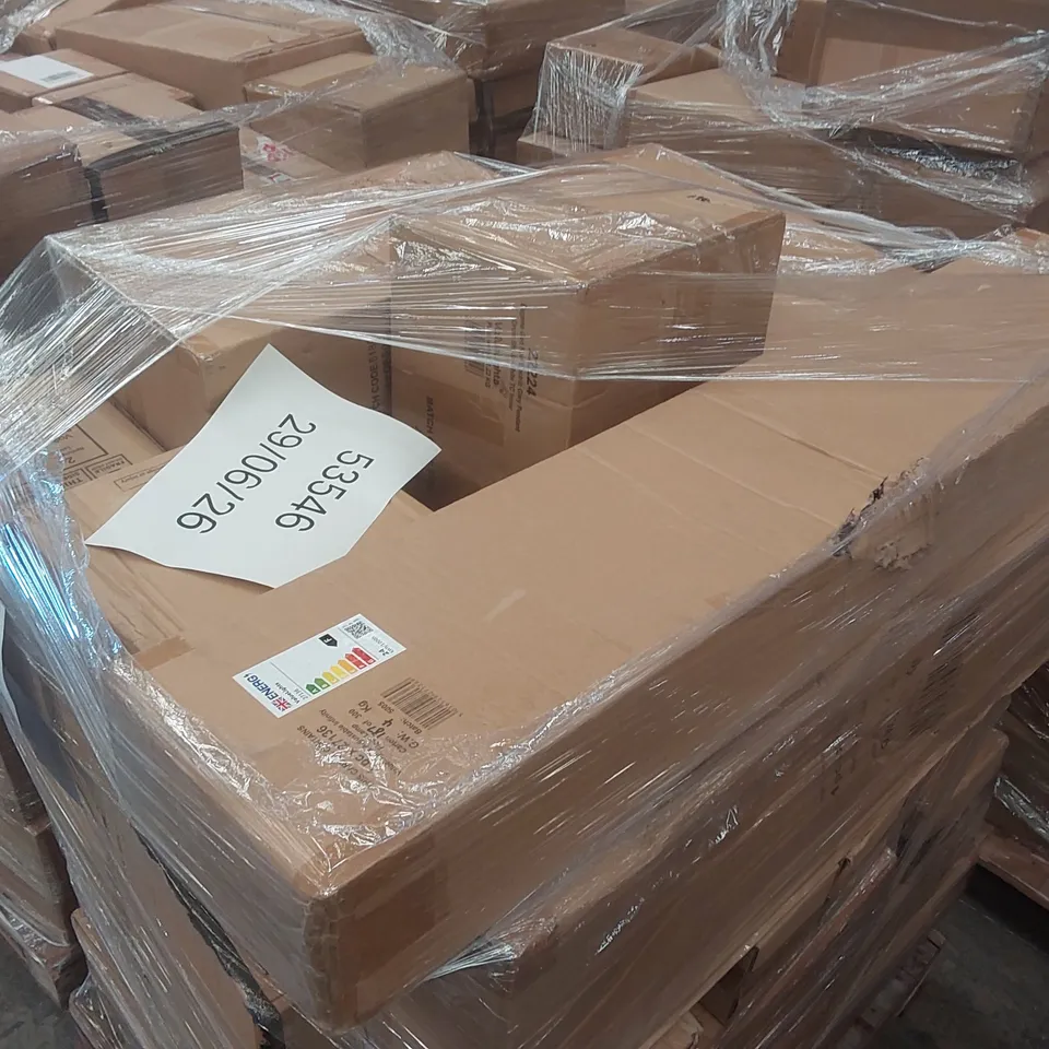 PALLET CONTAINING A LARGE QUANTITY OF ASSORTED LIGHTING PRODUCTS
