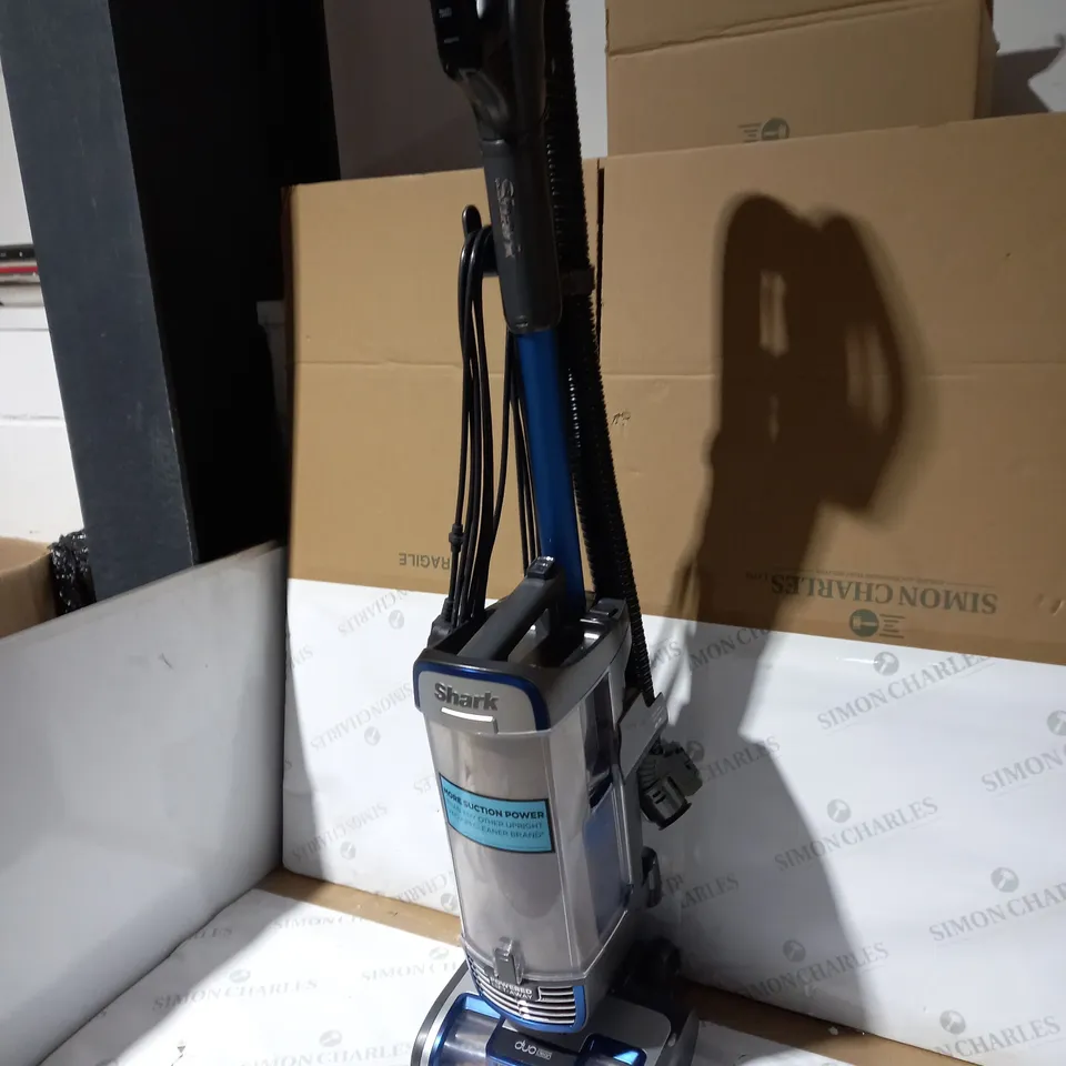 UNBOXED SHARK DUO CLEAN ANTI HAIR WRAP POWERED LIFT AWAY TRUE PET VACUUM