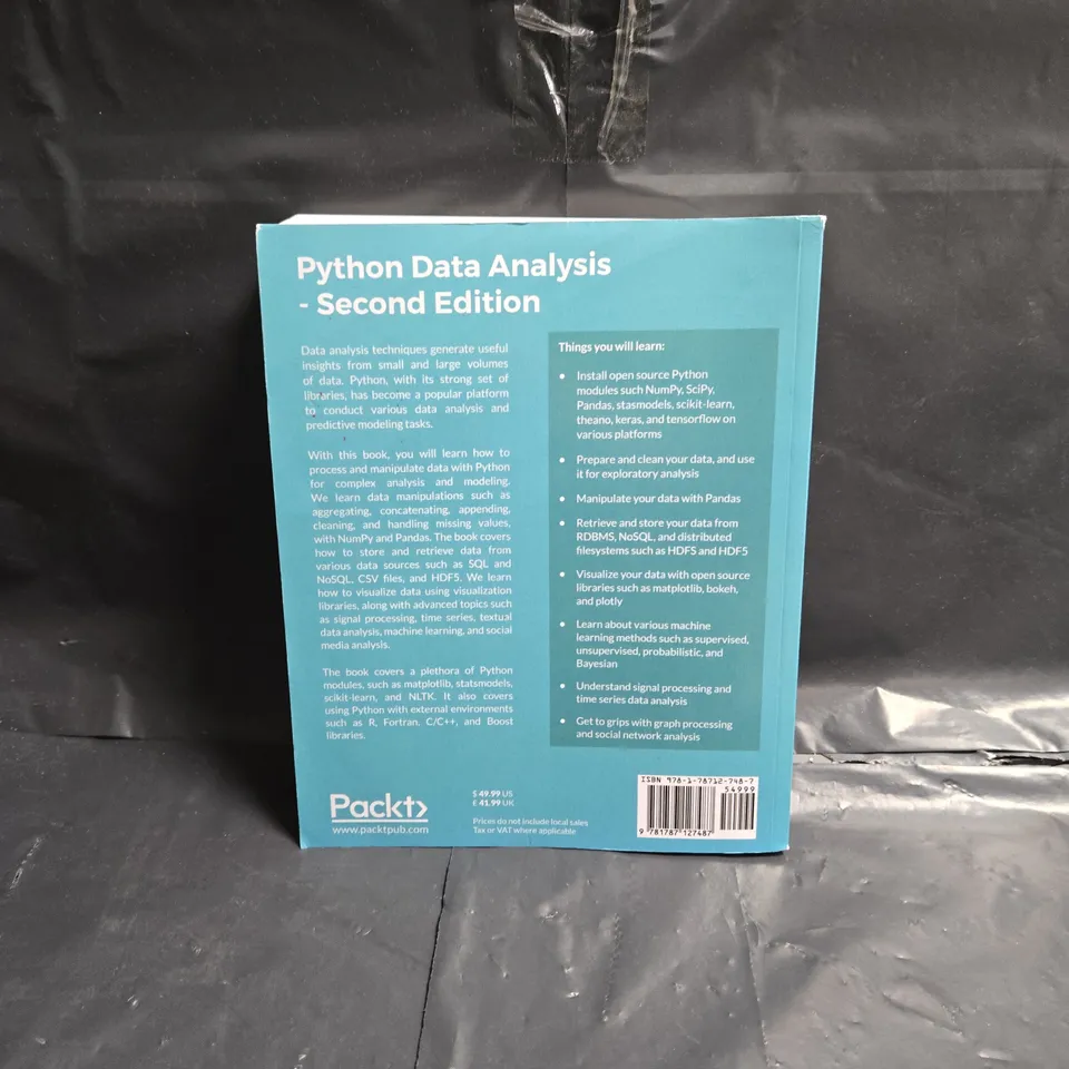 PYTHON DATA ANALYSIS - SECOND EDITION: DATA MANIPULATION AND COMPLEX DATA ANALYSIS WITH PYTHON PAPERBACK