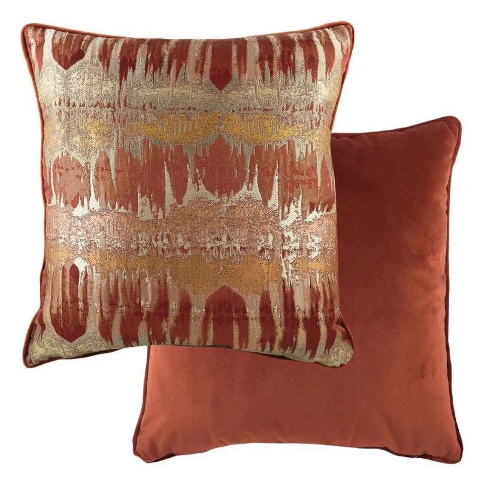 AMARAS INCA CUSHION COVER TERRACOTTA 
