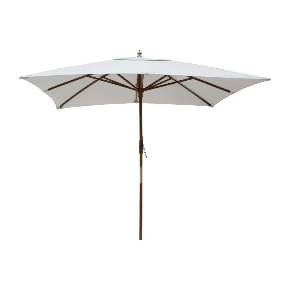 BOXED BOLERO SQUARE PARASOL 2.5M DIAMETER GREY