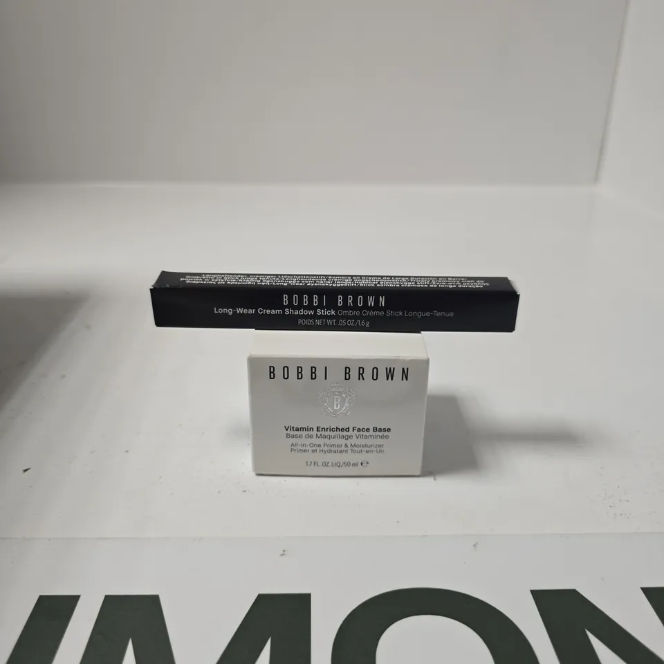 BOBBI BROWN LONG-WEAR CREAM SHADOW STICK & VITAMIN ENRICHED FACE BASE (SET)