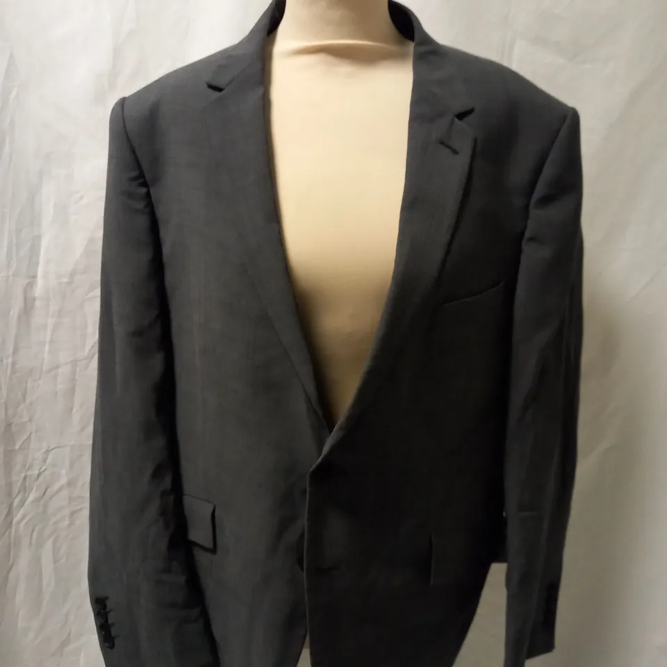 M&S FULL SUIT INCLUDING TROUSERS, SHIRT AND WAISTCOAT AND JACKET - SEE SIZES BELOW
