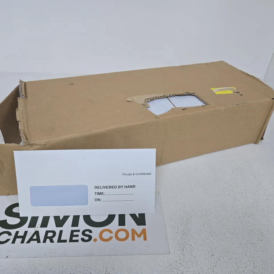 LARGE QUANTITY OF WHITE POSTAGE ENVELOPES