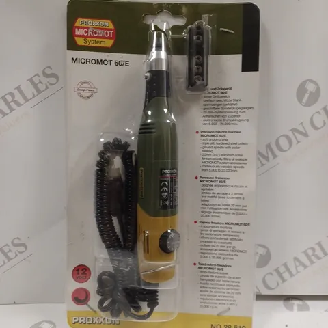 PROXXON MICROMOT 60/E PRECISION MILL/DRILL MACHINE