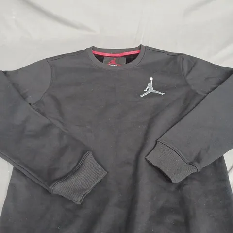 AIR JORDAN SWEATSHIRT IN BLACK SIZE L