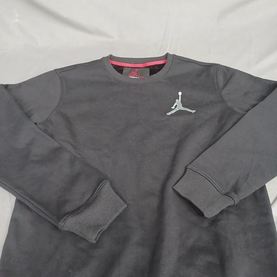AIR JORDAN SWEATSHIRT IN BLACK SIZE L
