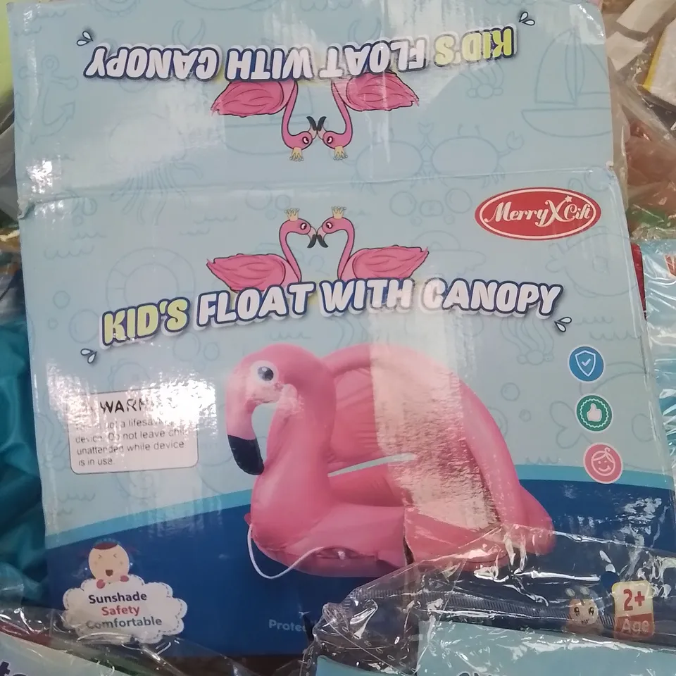 PALLET CONTAINING LARGE QUANTITY OF INFLATABLE POOLS,LILOS,FOOTBALLS AND POOL TOYS ETC.