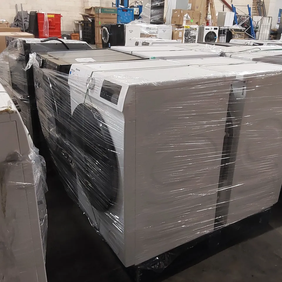 PALLET OF APPROXIMATELY 4 UNPROCESSED RAW RETURN WHITE GOODS TO INCLUDE;