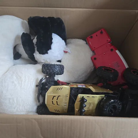 LARGE BOX OF ASSORTED TOYS AND GAMES