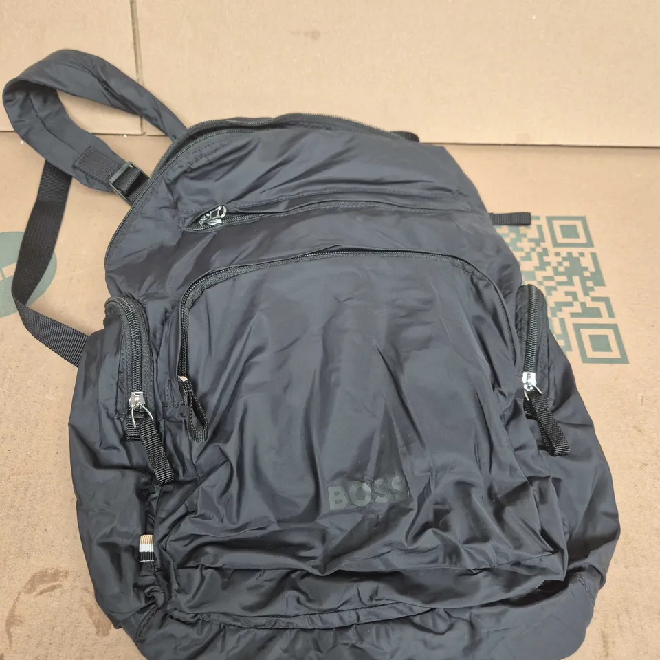 BOSS BACKPACK IN BLACK 