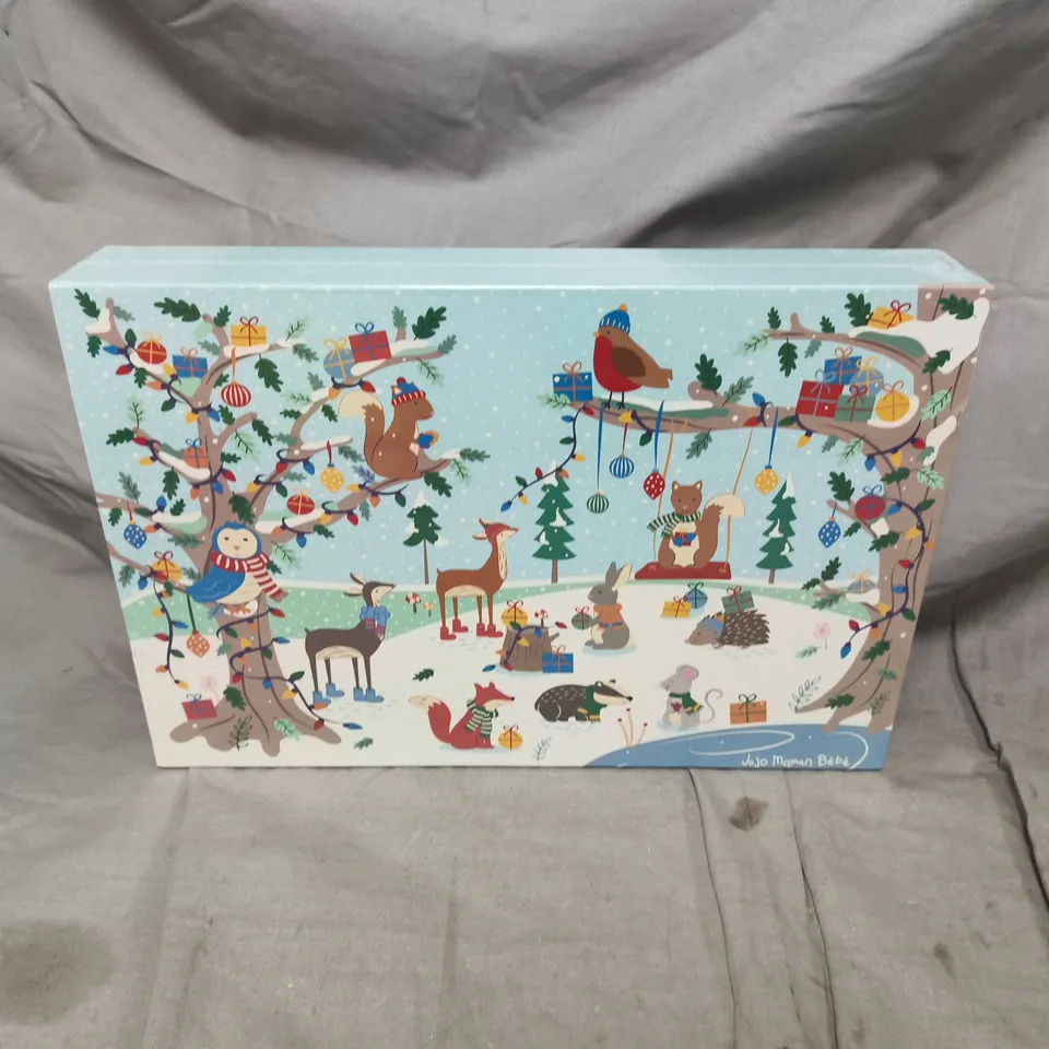 BOXED JOJO MAMAN BEBE WINTER WOODLAND ADVENT CALENDER
