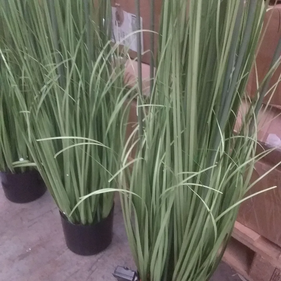 THREE BOXED LED PAMPASS GRASS ARTIFICIAL PLANTS
