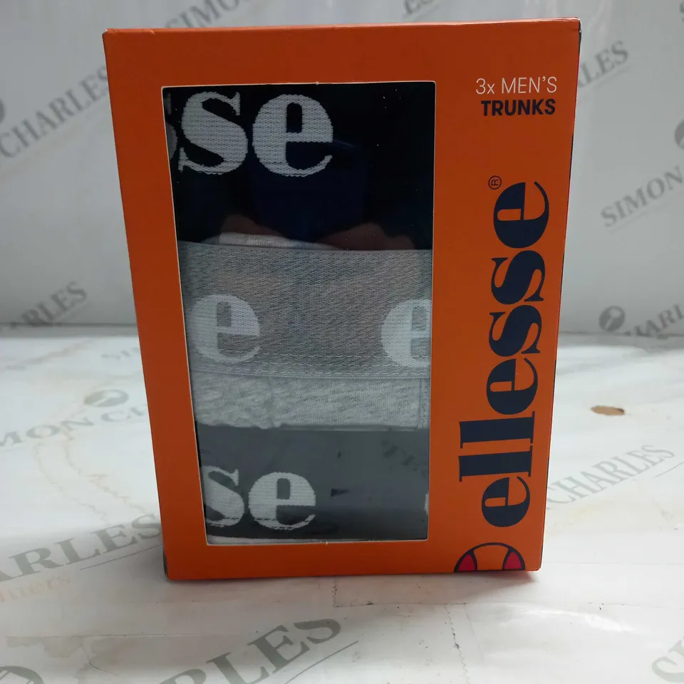 BOXED ELLESSE BOXER SHORTS X3 SIZE L