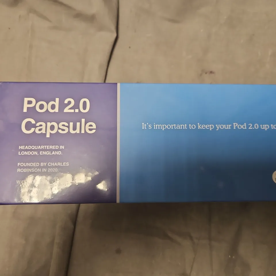 BOXED AND SEALED WATER2.0 CAPSULE POD 2.0 CAPSULE