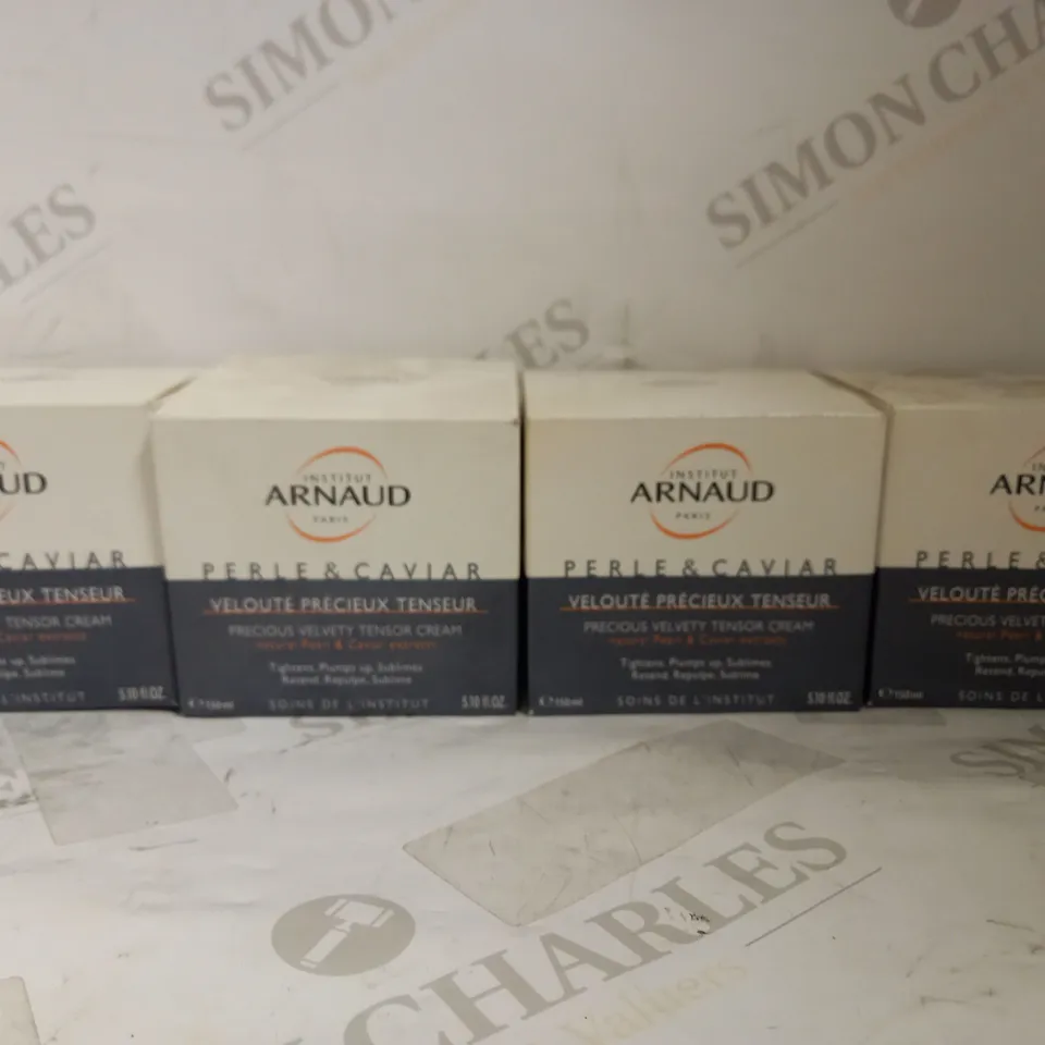 4 X 150ML INSTITUT ARNAUD PERLE & CAVIAR PRECIOUS VELVETY TENSOR CREAM