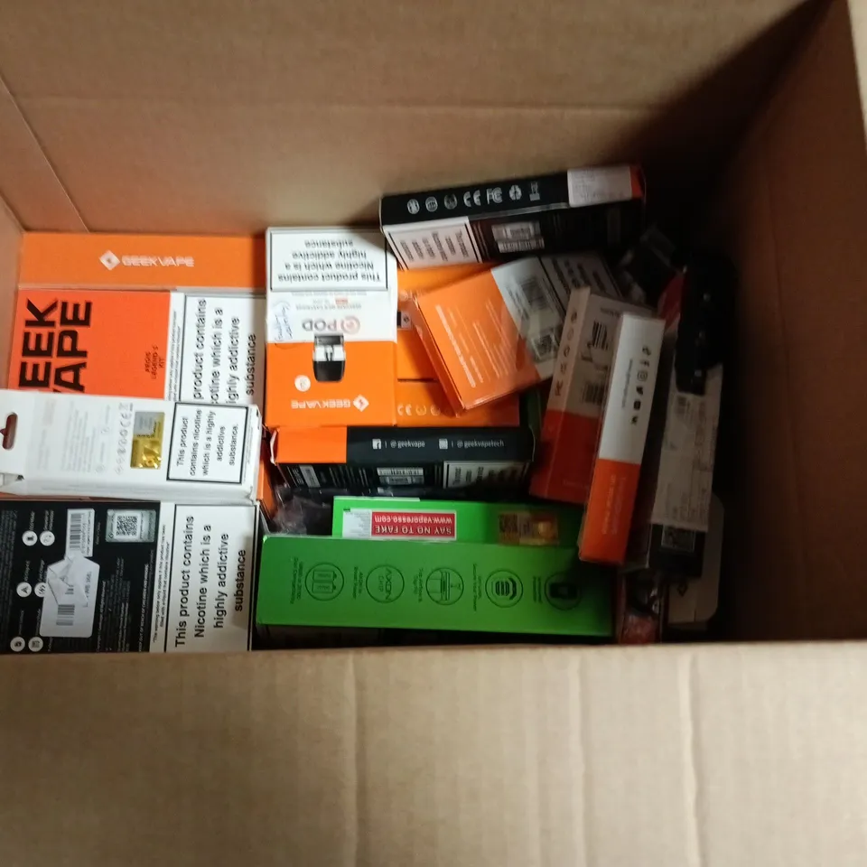 LOT OF APPROXIMATELY 30 ASSORTED VAPING ITEMS TO INCLUDE VAPORESSO, SMOK AND ASPIRE