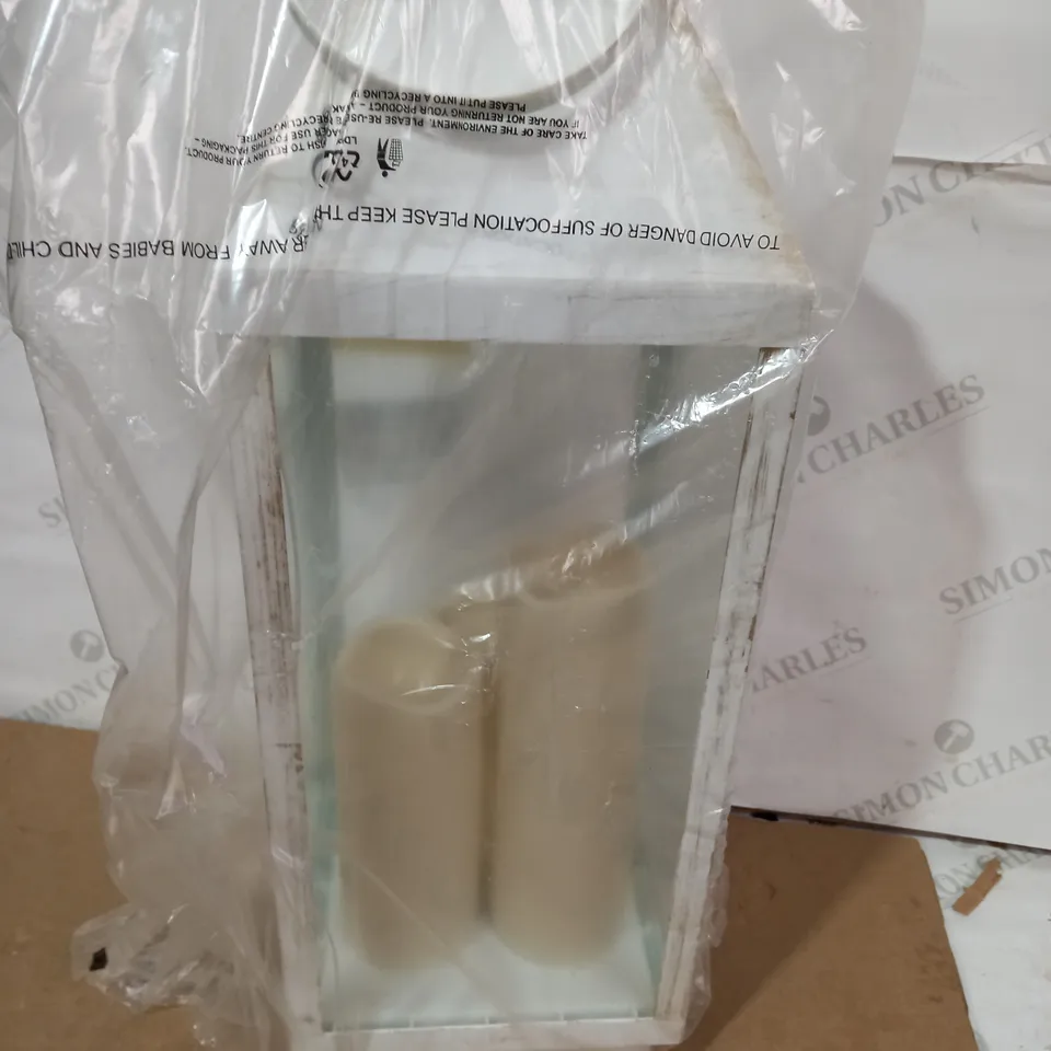 SMART SOLAR RIGA LANTERN IVORY RRP £39.99