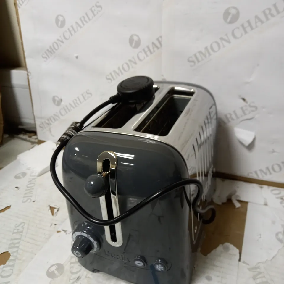 DUALIT 26204 2 SLOT TOASTER, 1100 W, GREY