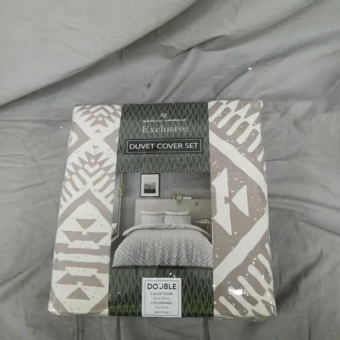 GAVENO CAVALIA EXCLUSIVE DUVET COVER SET - DOUBLE (2 PILLOWCASES)