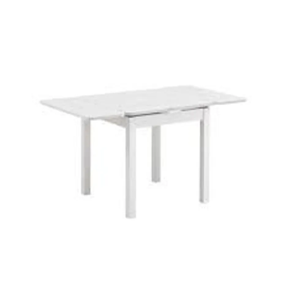 BOXED SOUTHSEA EXTENDABLE DINING TABLE - WHITE