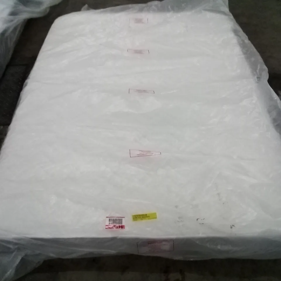 QUALITY BAGGED 4'6" ADAMINE SERENITY COIL SPRING MATTRESS