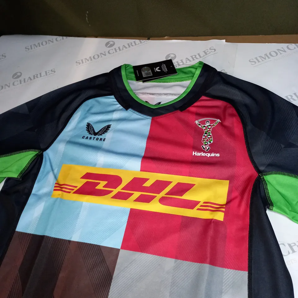 HARLEQUINS RUGBY SHIRT SIZE S
