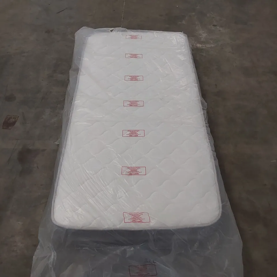 QUALITY BAGGED 3' SINGLE BLAYLOCK OPEN COIL MATTRESS 
