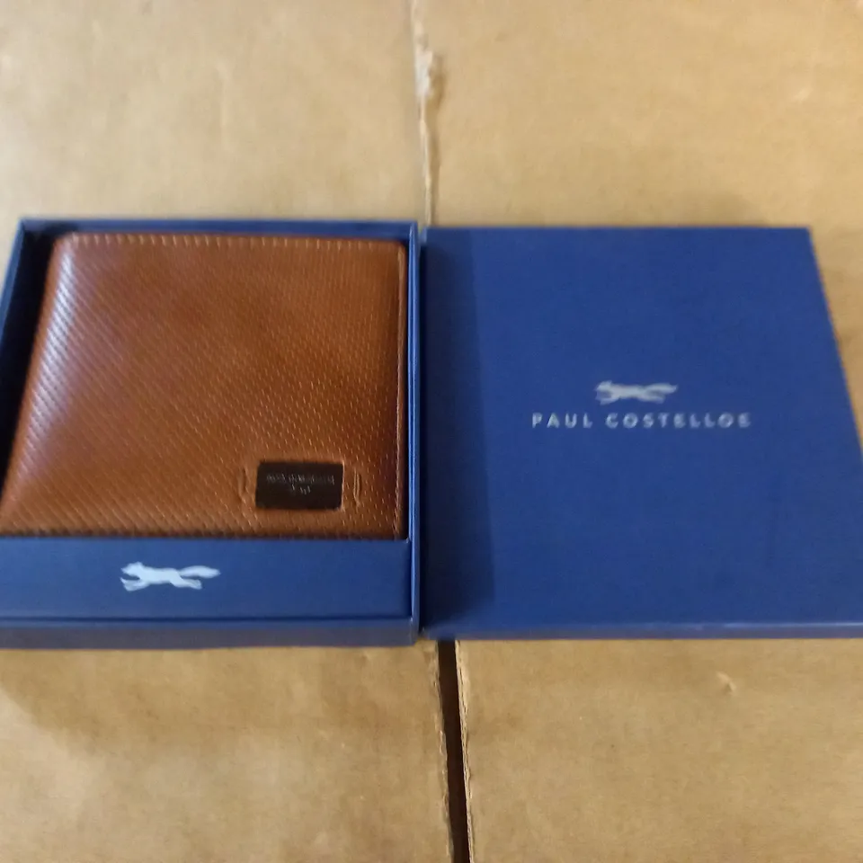 BOXED PAUL COSTELLO BROWN WALLET