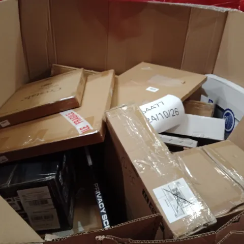 PALLET OF ASSORTED HOUSEHOLD GOODS AND PRODUCTS TO INCLUDE;DRYWALL SANDER,PRIVACY SCREEN COVER,FOOT SPA MACHINE