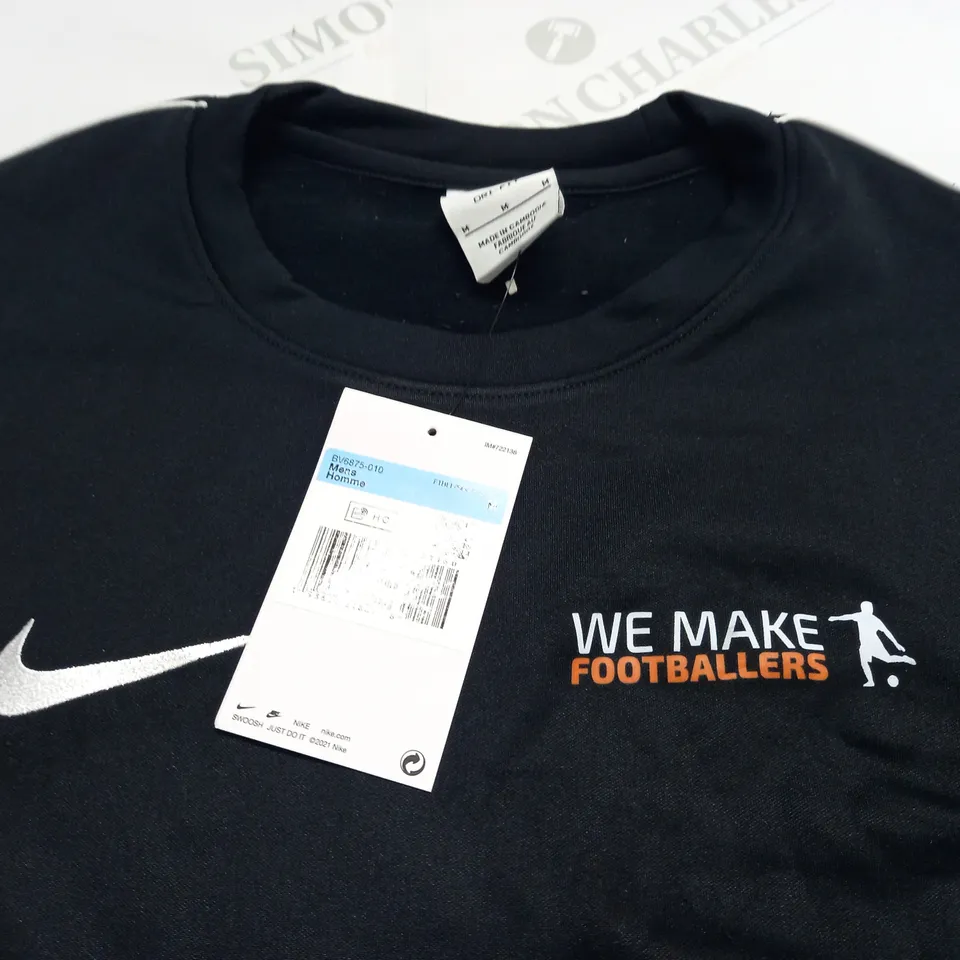 NIKE DRI-FIT CREW NECK JUMPER - M