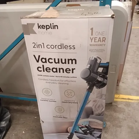 BOXED KEPLIN HOME 2 IN 1 CORDLESS VACUUM CLEANER