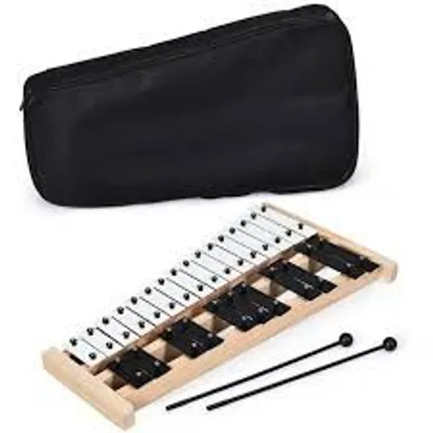 BOXED COSTWAY 27 NOTE GLOCKENSPIEL XYLOPHONE WITH 2 RUBBER MALLETS