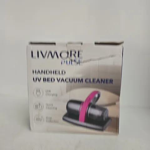 LIVMORE PULSE HANDHELD UV BED VACUUM CLEANER