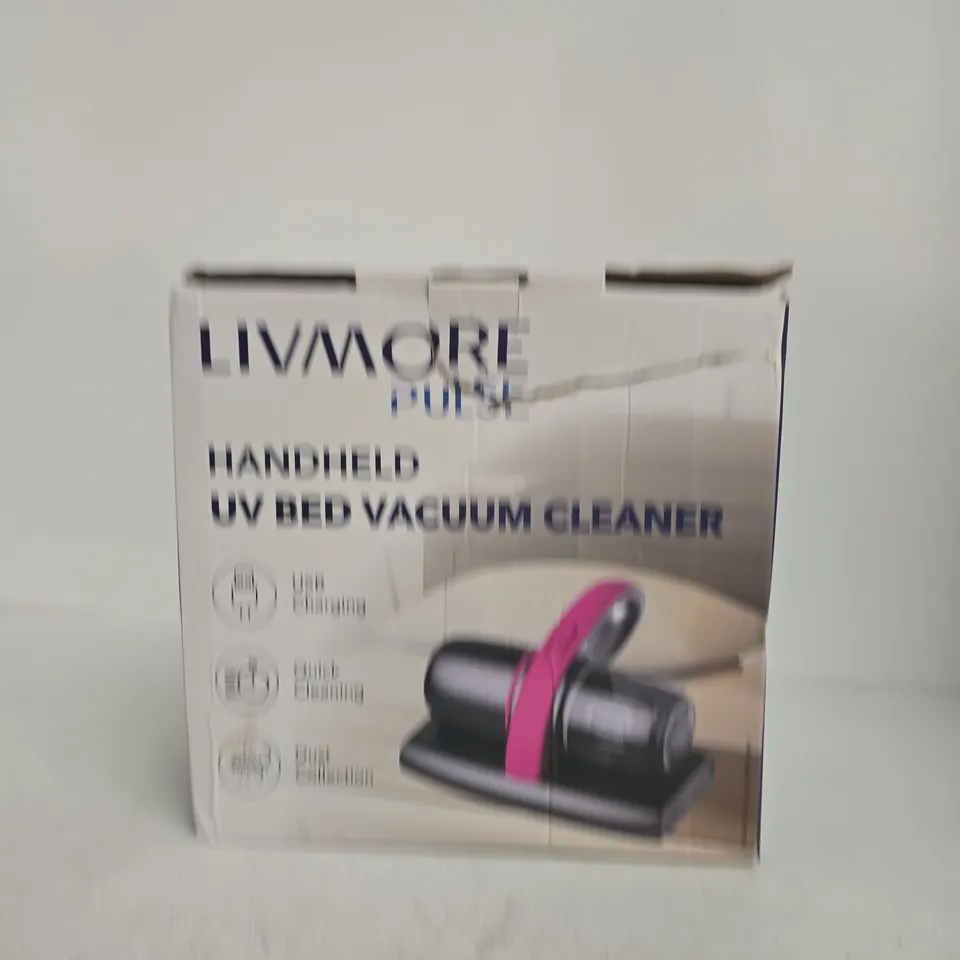 LIVMORE PULSE HANDHELD UV BED VACUUM CLEANER