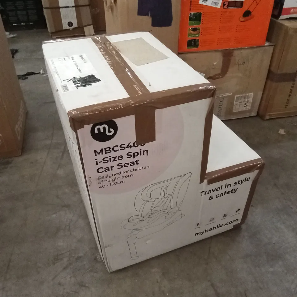 BOXED MY BABIIE MBCS400 I-SIZE SPIN CAR SEAT