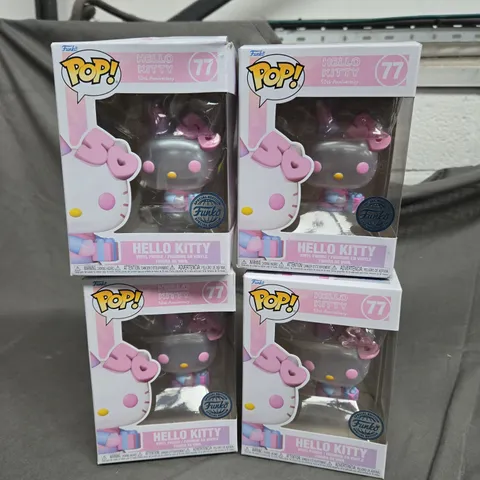 4 BOXED FUNKO POP HELLO KITTY VINYL FIGURE 50TH ANNIVERSARY 