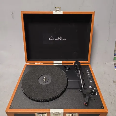 BOXED CLASSIC PHONO BY LENCO TURNTABLE WITH BLUETOOTH RECEPTION TT-120BNWH