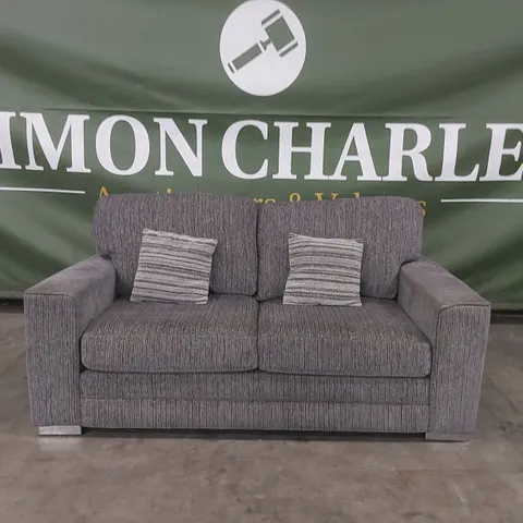 QUALITY DESIGNER MINC FABRIC UPHOLSTERED 3 SEATER SOFA