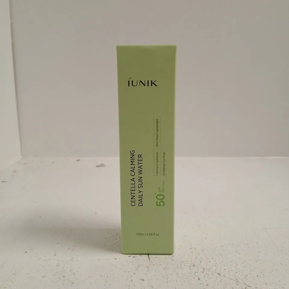 IUNIK CENTELLA CALMING DAILY SUN WATER SPF50+ 120ML