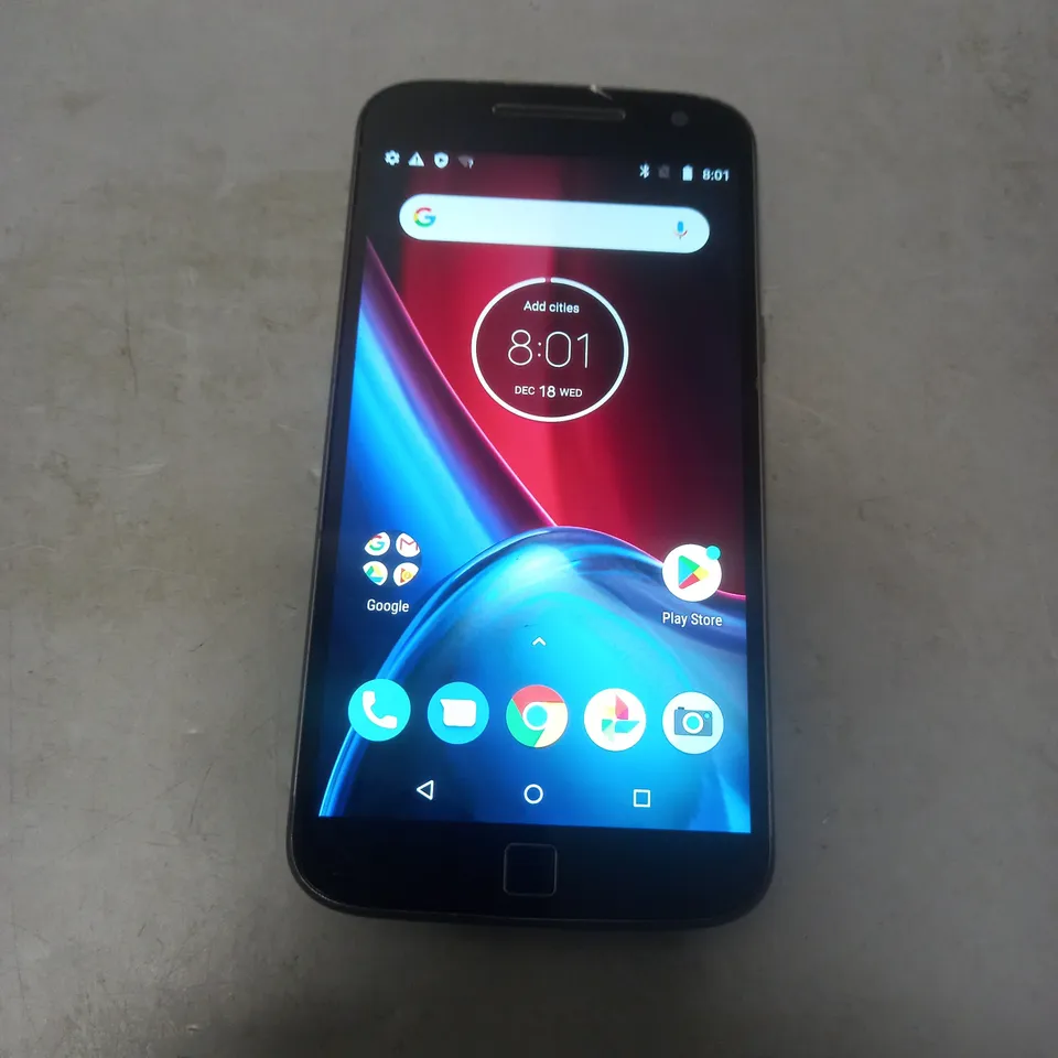 MOTOROLA MOTO G4 PLUS SMARTPHONE IN BLACK