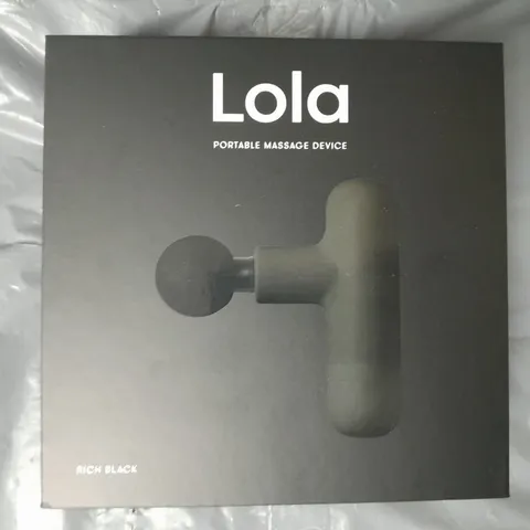 LOLA 4 SPEED HAND HELD MASSAGE GUN- BLACK