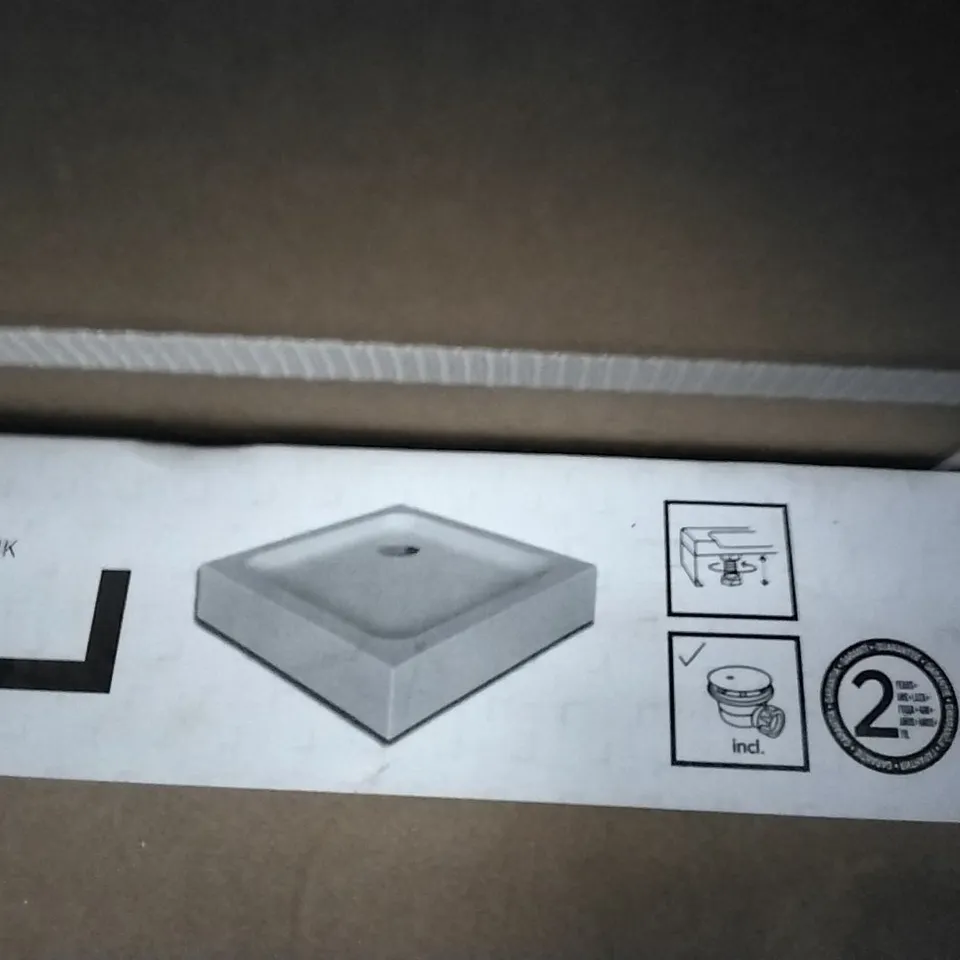 BOXED LAGAN SQUARE SHOWER TRAY 76X76CM