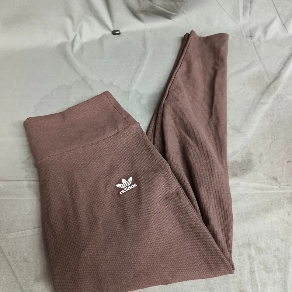 ADIDAS CORDED LEGGINGS SIZE L 