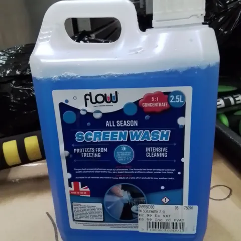 FLOW ALL SEASON SCREEN WASH, 2.5L CONCENTRATE – VEHICLE CLEANING FLUID
