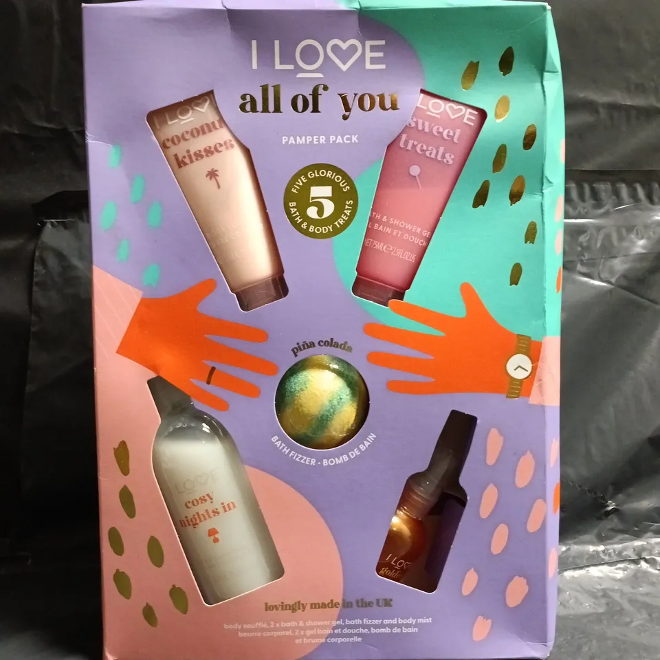 I LOVE ALL OF YOU PAMPER PACK