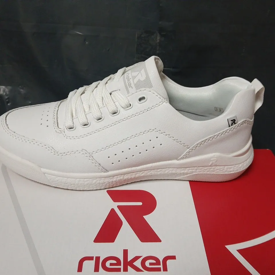 RIEKER WHITE SNEAKERS W1101-80 – EU 39 (UK 6)