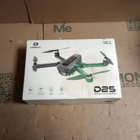 DEERC D25 DRONE WITH REMOTE CONTROLLER – BOXED, CARRY CASE INCLUDED