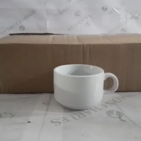 BOXED OLYMPIA ATHENAEUM SLACKING CAPPUCCINO CUPS APPROXIMATELY 12 WHITE 